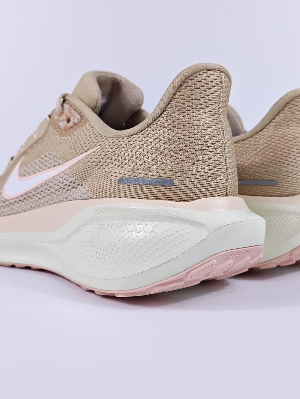 Nike Pegasus 41 Womens 10 Neutral Cushioned Road Running Shoes Beige Pink